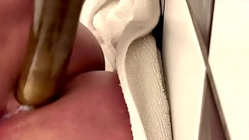 50cm long dildo anal masturbate with sweet orgasm and a lot juice from my pussy