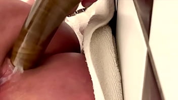 50cm long dildo anal masturbate with sweet orgasm and a lot juice from my pussy