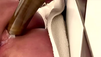 50cm long dildo anal masturbate with sweet orgasm and a lot juice from my pussy