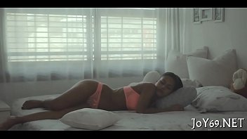 Red sexy legal age teenager drills twat deeply