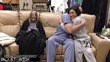 Jasmine rose's thigh gets blasted with cum