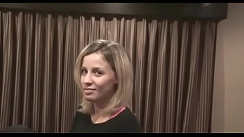 Dirty blonde diva fucks on camera