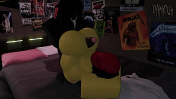 Roblox noob with fat ass gets pounded by my black cock