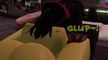 Roblox noob with fat ass gets pounded by my black cock