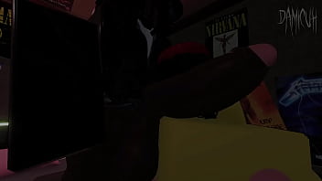Roblox noob with fat ass gets pounded by my black cock