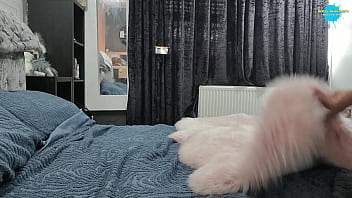 Practicing my naked maid service