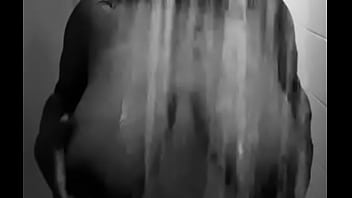 Big boob ebony shower…