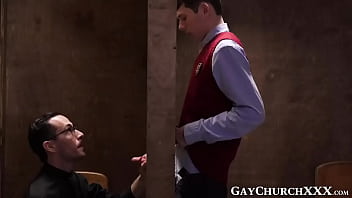 After Receiving The Sacrament Of Reconciliation One Engages In Cock Sucking Bringing You More Exclusive Content At Gaychurchxxxcom thumbnail