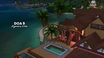 Ayane and lisa fucks in a resort