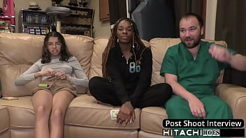 Freshman gets mandatory hitachi orgasm from doctor tampa giggles