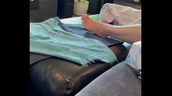 Jennarae relaxing getting ready to play