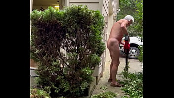 Nakedman15 naked gardening