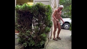 Nakedman15 naked gardening