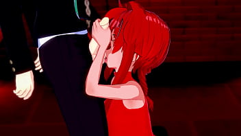 Ranma doing a blowjob