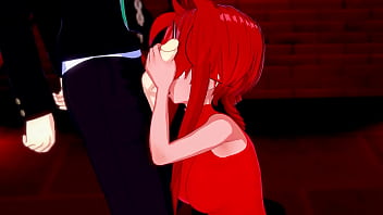 Ranma doing a blowjob