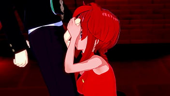 Ranma doing a blowjob