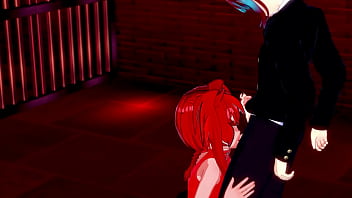 Ranma doing a blowjob