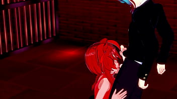 Ranma doing a blowjob