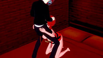 Ranma doing a blowjob