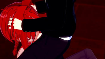 Ranma doing a blowjob