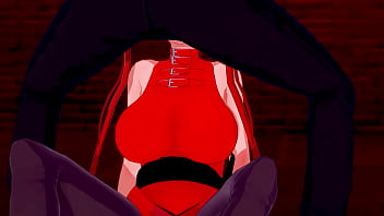 Ranma doing a blowjob