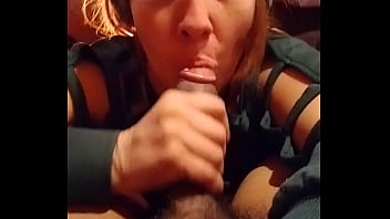 Samantha gives me a blowjob