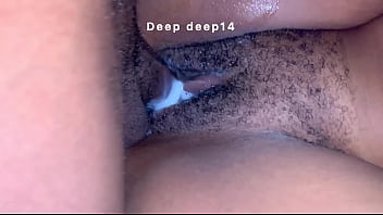 Slow and steady till her legs start vibrating