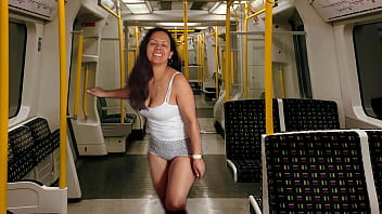 Preview of stripping and masturbating on metro with agarabas and olpr