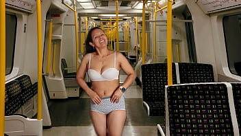 Preview of stripping and masturbating on metro with agarabas and olpr