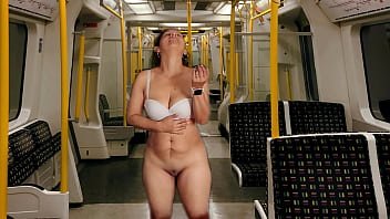 Preview of stripping and masturbating on metro with agarabas and olpr