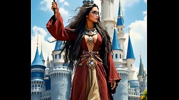 La linda nena de harry potter le gusta la leche en su culito