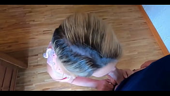 Sweet teen celebrates her 18th birthday with her stepfather