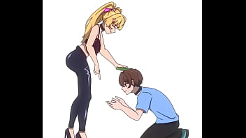 Good piggy toby~ you don’t deserve money you’re gonna bring that paycheck to me every month and hand it a