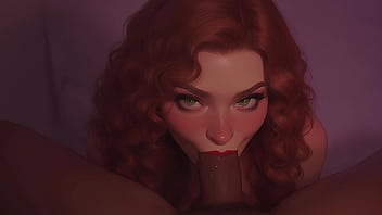 I wants you in my mouth cute redhead sucks bbc at the club pov ai