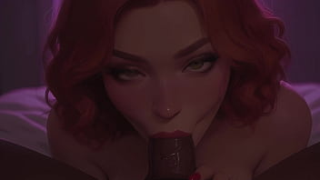 I wants you in my mouth cute redhead sucks bbc at the club pov ai