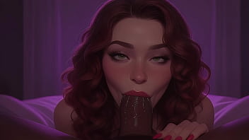 I wants you in my mouth cute redhead sucks bbc at the club pov ai