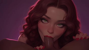 I wants you in my mouth cute redhead sucks bbc at the club pov ai