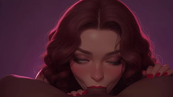 I wants you in my mouth cute redhead sucks bbc at the club pov ai