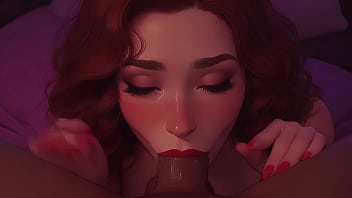 I wants you in my mouth cute redhead sucks bbc at the club pov ai