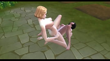 Rubbing our pussies together