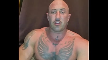 I show you my muscles and masturbate my cock for you