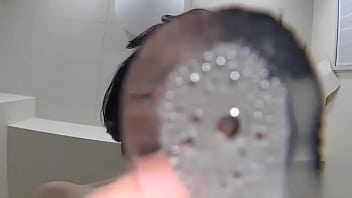 Japanese asian tongue spit fetish