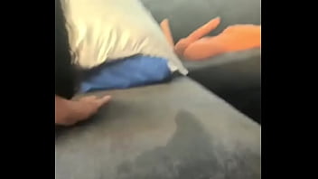 Sexy black babe dildo in wet pusst