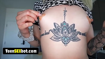 Skinny teen gets rough fucked pov style