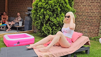 Summer vibes goes dap vivian lola 3on1 dp dap creampie licking & cum in mouth