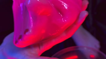 Messy foot play to make you hard