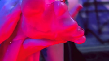 Messy foot play to make you hard