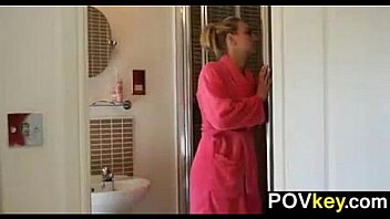 Hot Blonde Washing In The Shower Pov thumbnail