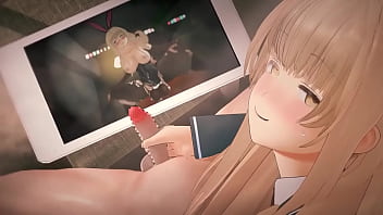 Mahiru tiene sexo ntr con un viejo y se lo muestra a su ex