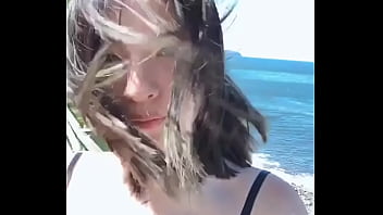 Strolling by the seaside